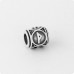 Шарм-бусина с руной Вуньо (Вунье) из серебра